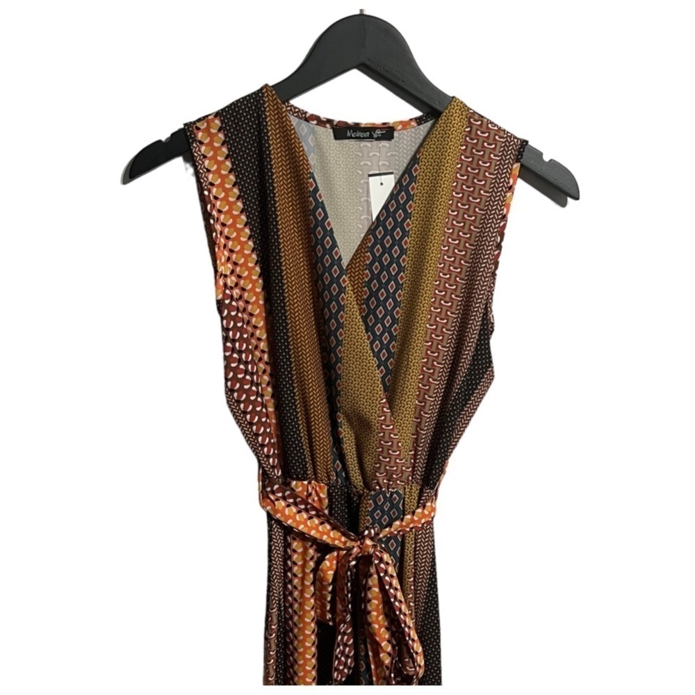 VIERI NWT Printed Maxi Dress - Picture 5 of 9